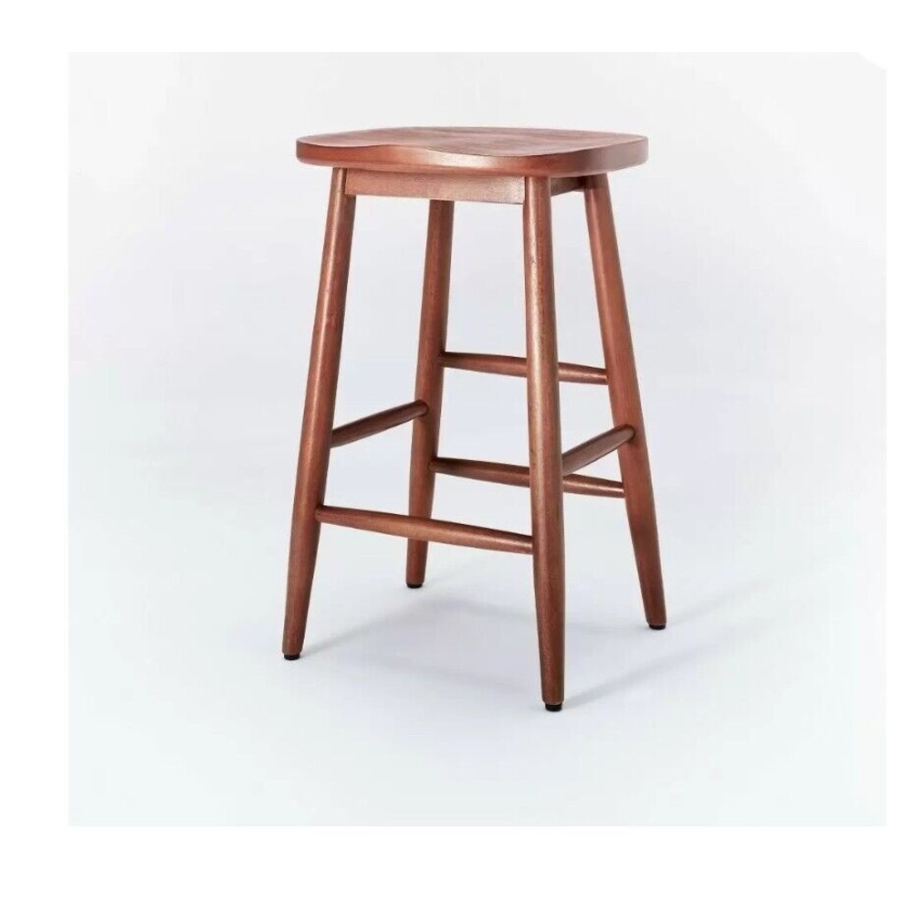 Threshold Haddonfield Counter Stool Walnut Wood